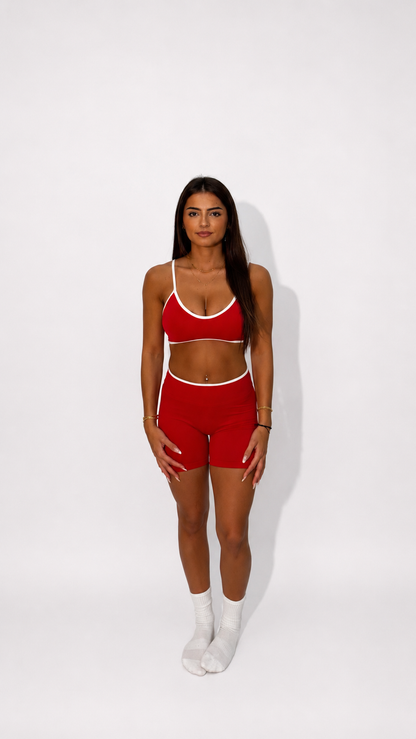 Contour set in red